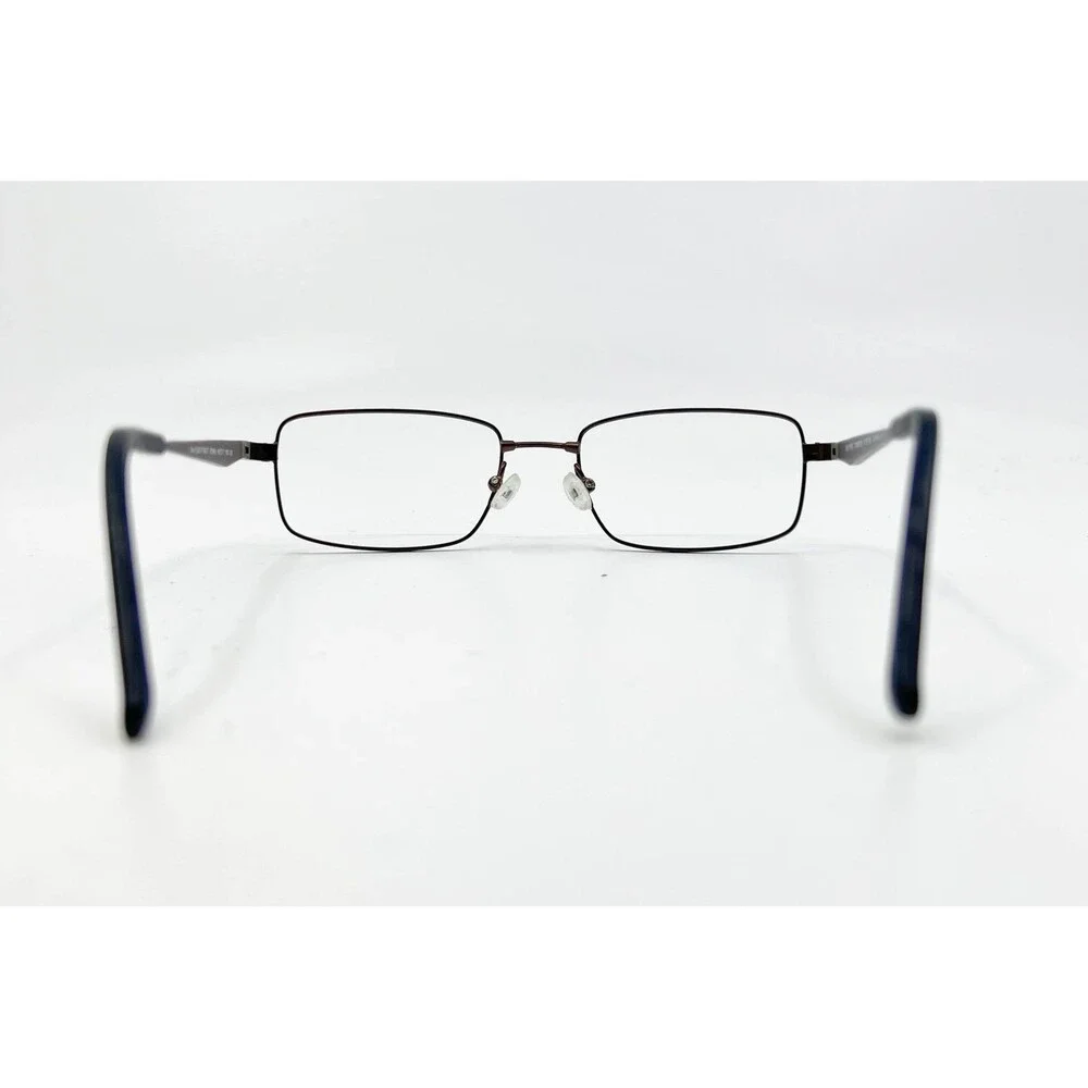 EasyTwist Eyeglass Frames Mens Brown Metal Rectangular 48-17-135